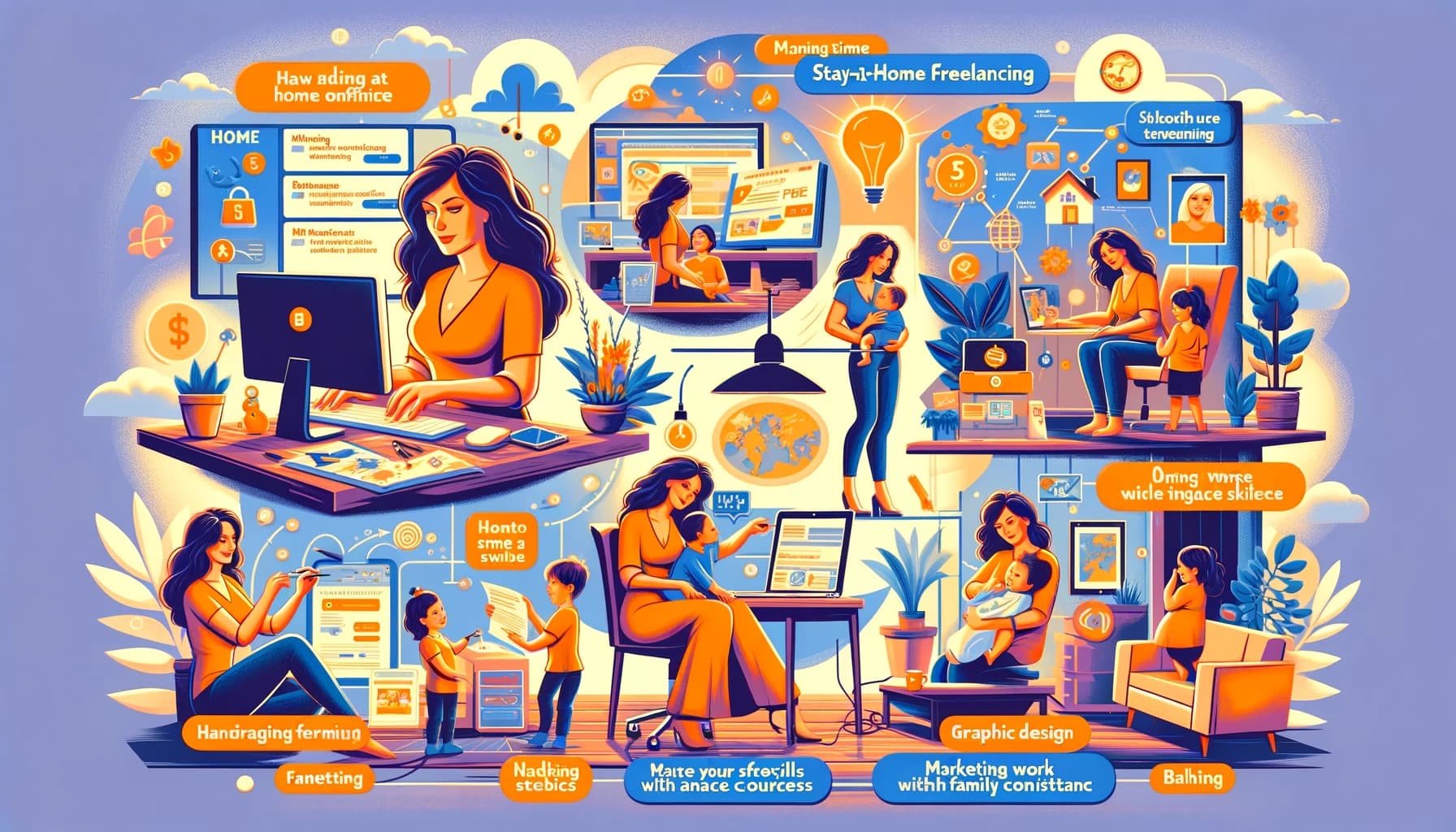 Cara Memulai Kerja Freelancer dan Dapat Uang Online buat Ibu Rumah Tangga